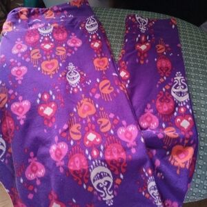Lularoe Purple Leggings Tall & Curvy